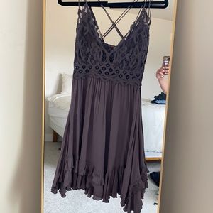 Free People Adella Slip Dress